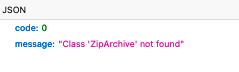 PHP压缩文件包 Class 'ZipArchive' not found 解决方法